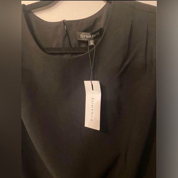 Dynamite Black Mini Dress - Picture 2 of 3